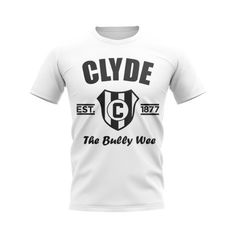 Clyde Established Football T-Shirt (White)