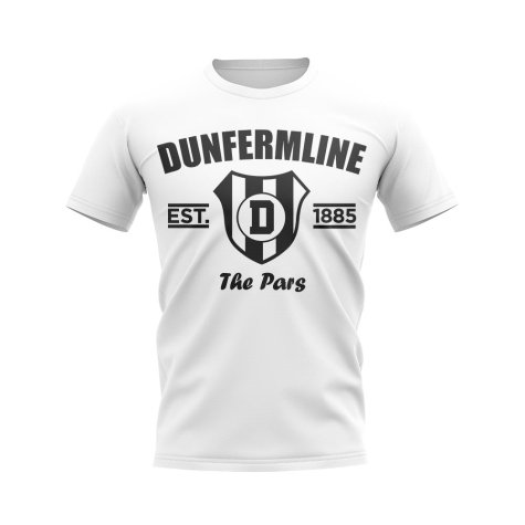 Dunfermline Established Football T-Shirt (White)