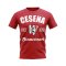 Cesena Established Football T-Shirt (Red)