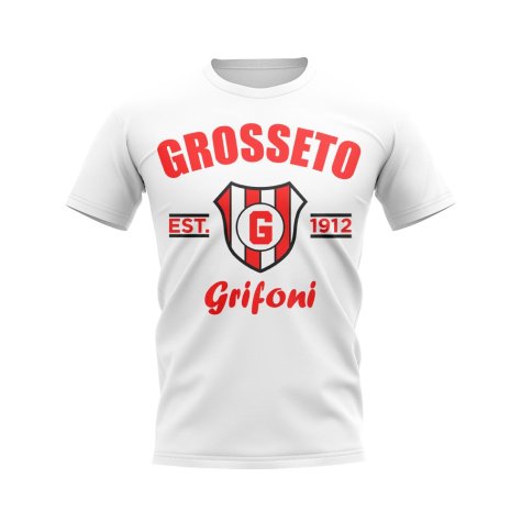 Grosseto Established Football T-Shirt (White)