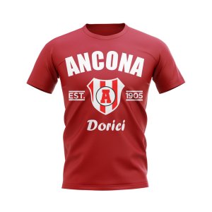 Ancona Established Football T-Shirt (Red)