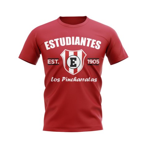 Estudiantes de la Plata Established Football T-Shirt (Red)