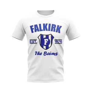 Falkirk Established Football T-Shirt (White)