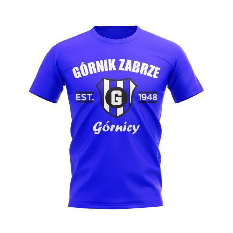 Gornik Zabrze Established Football T-Shirt (Royal)