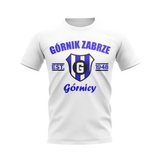 Gornik Zabrze Established Football T-Shirt (White)