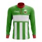Bulgaria Concept Football Half Zip Midlayer Top (Green-White)