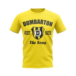 Dumbarton Established Football T-Shirt (Yellow)