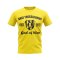 Aris Thessaloniki Established Football T-Shirt (Yellow)