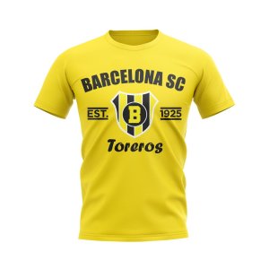 Barcelona Sporting Club Established Football T-Shirt (Yellow)