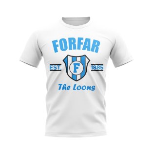 Forfar Athletic Established Football T-Shirt (White)