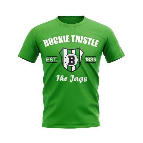 Buckie Thistle Established Football T-Shirt (Green)