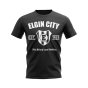Elgin City Established Football T-Shirt (Black)