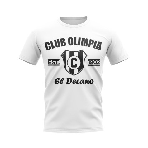 Club Olimpia Established Football T-Shirt (White)