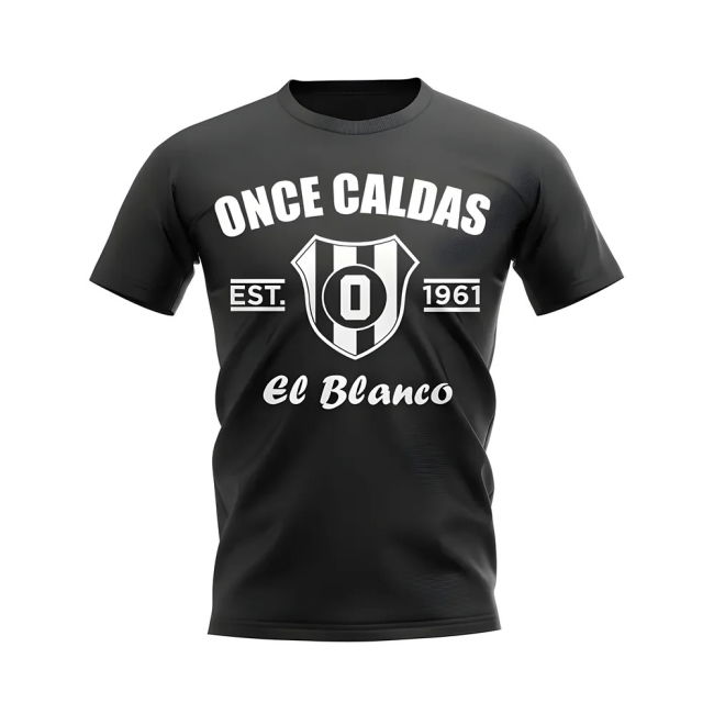 Once Caldas Established Football T-Shirt (Black)