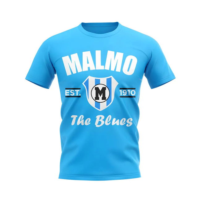 Malmo Established Football T-Shirt (Sky)