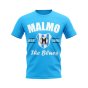 Malmo Established Football T-Shirt (Sky)