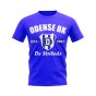 Odense Established Football T-Shirt (Royal)