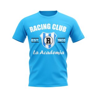Racing Club Established Football T-Shirt (Sky)