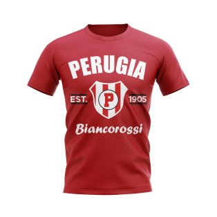 Perugia Established Football T-Shirt (Red)