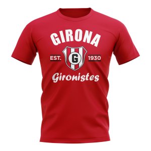 Girona Established Football T-Shirt (Red)
