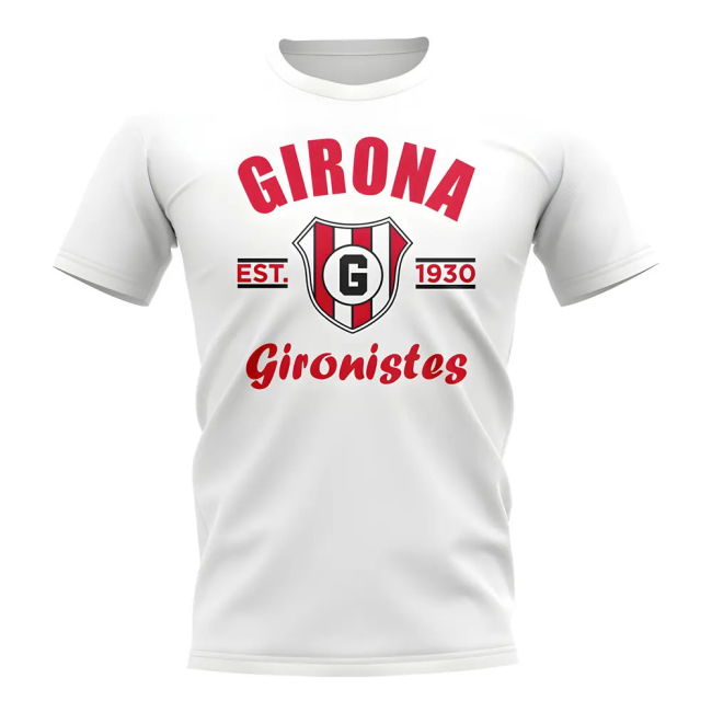 Girona Established Football T-Shirt (White)