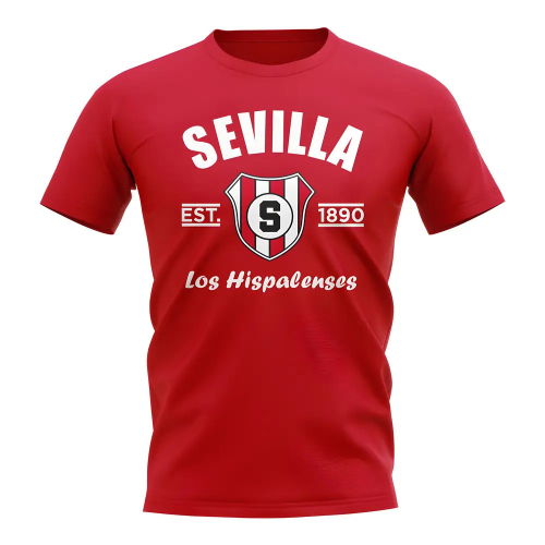 Seville Established Football T-Shirt (Red)  Seville Established Football T-Shirt (Red)