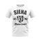 Siena Established Football T-Shirt (White)