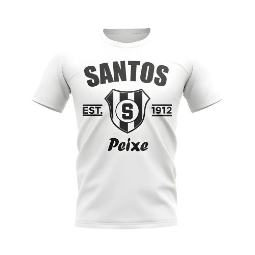 Santos Established Football T-Shirt (White)