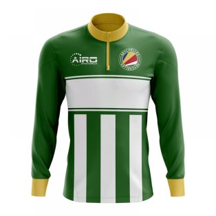 Seychelles Concept Football Half Zip Midlayer Top (Green-White)