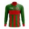 Tatarstan Concept Football Half Zip Midlayer Top (Green-Red)