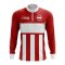Austria Concept Football Half Zip Midlayer Top (Red-White)