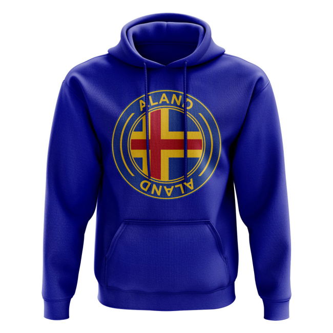 Aland Football Badge Hoodie (Blue)