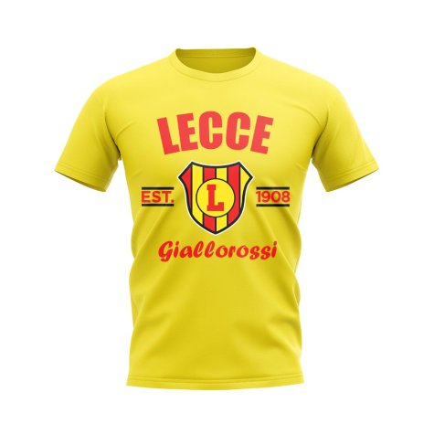 Lecce Established Football T-Shirt (Yellow)