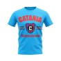 Catania Established Football T-Shirt (Sky Blue)