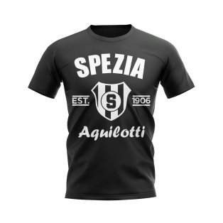 Spezia Established Football T-Shirt (Black)