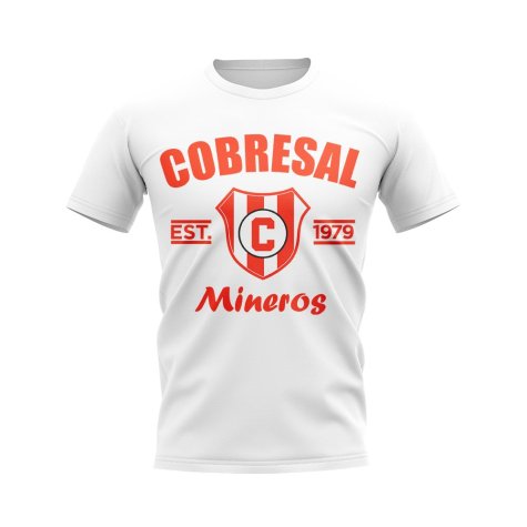 Cobresal Established Football T-Shirt (White)