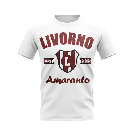 Livorno Established Football T-Shirt (White)