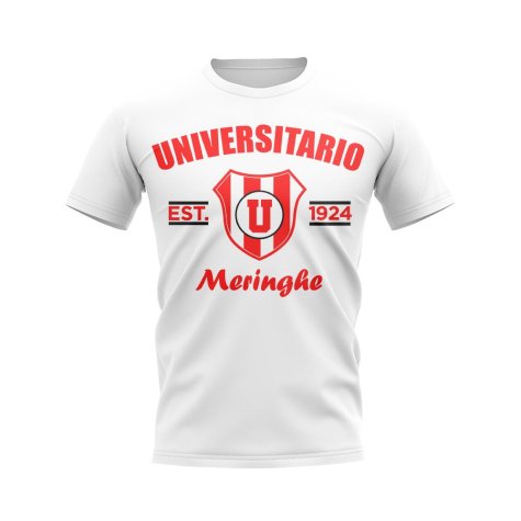Universitario Established Football T-Shirt (White)