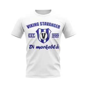 Viking Stavanger Established Football T-Shirt (White)