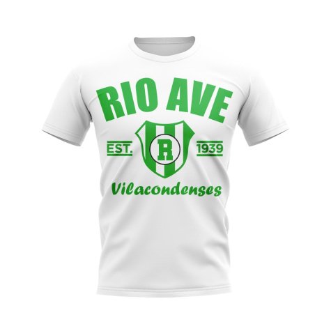 Rio Ave Established Football T-Shirt (White)