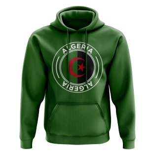 Algeria Football Badge Hoodie (Green)