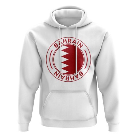 Bahrain Football Badge Hoodie (White)