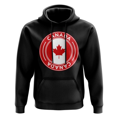 Canada Football Badge Hoodie (Black)
