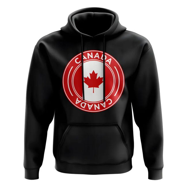 Canada Football Badge Hoodie (Black)