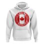 Canada Football Badge Hoodie (White)