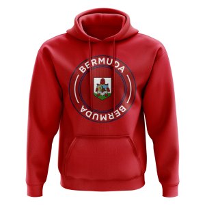 Bermuda Football Badge Hoodie (Red)