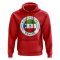 Equatorial Guinea Football Badge Hoodie (Red)