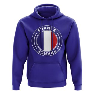 France Football Badge Hoodie (Royal)