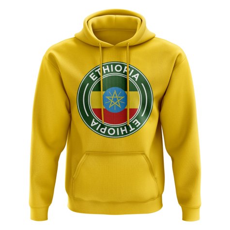 Ethiopia Football Badge Hoodie (Yellow)