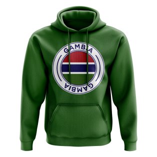 Gambia Football Badge Hoodie (Green)